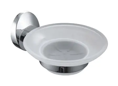 Мыльница Fixsen Europa стекло, хром (FX-21808)