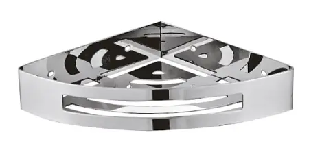 Полка угловая Fixsen Hotel одноэтажная, хром (FX-31003A)