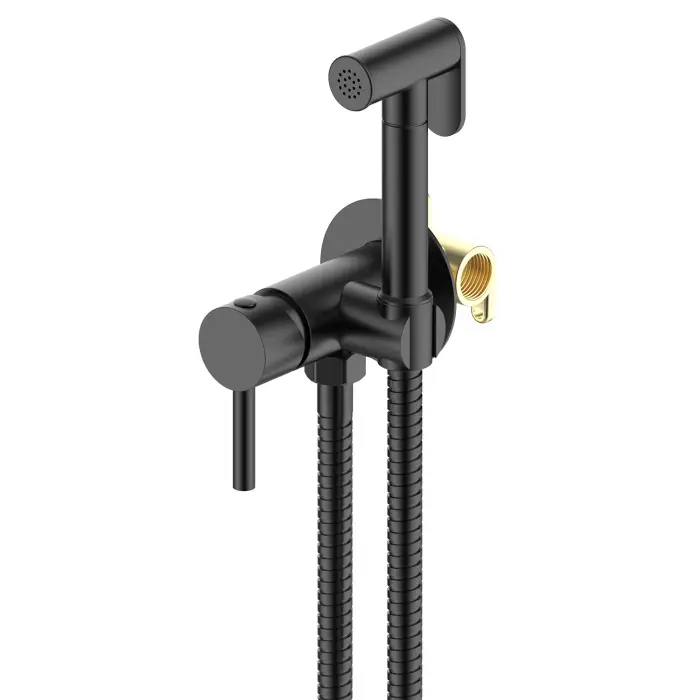 Гигиенический душ Loranto со смесителем, однорычажный, черный (LR80543000)