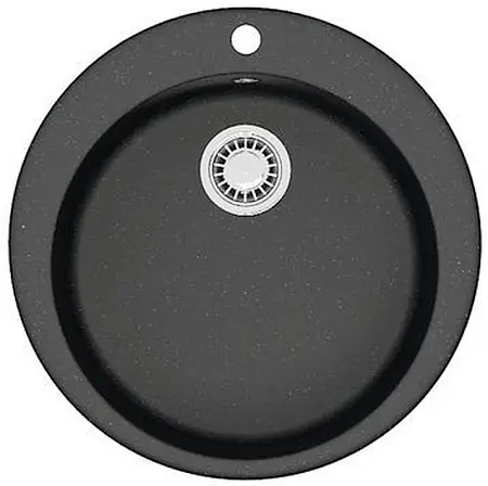 Кухонная мойка AZARIO Vital 507x507x200 искусственный мрамор, цвет Черный (CS00078345)