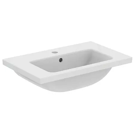 Раковина подвесная Ideal Standard i.life S Vanity 61x39 с отверстием под смеситель, белый (T459001)