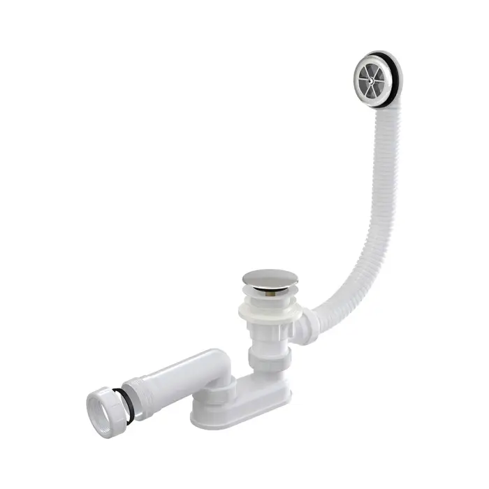 Слив-перелив Alcadrain  для ванны, click/clack, хром (AG210132160)