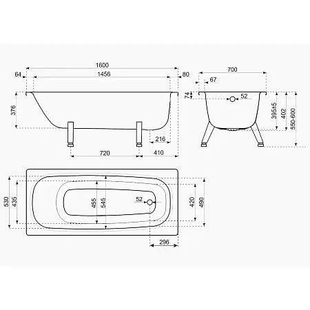 RV-160 схема с размеравми