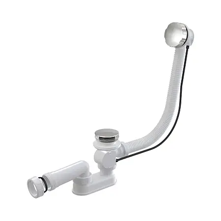 Слив-перелив Alcadrain для ванны, автоматический, хром (AG210125260)