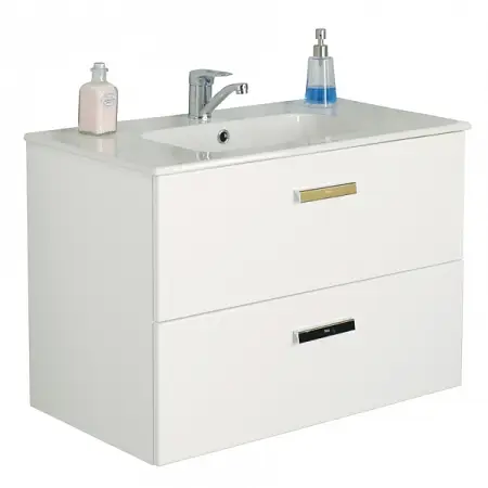 Тумба под раковину Roca VICTORIA NORD 80 подвесная, белый (Z.RU90.0.003.2)