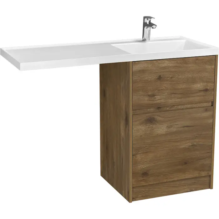 Тумба под раковину Aquaton Лондри 60 без фасада, дуб рустикальный (1A266901LHDR0)