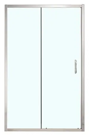 Душевая дверь Azario MILTON 1400х2000 L/R, прозрачное стекло 6 мм, цвет профиля серебро (AZ-ND6121 1400)